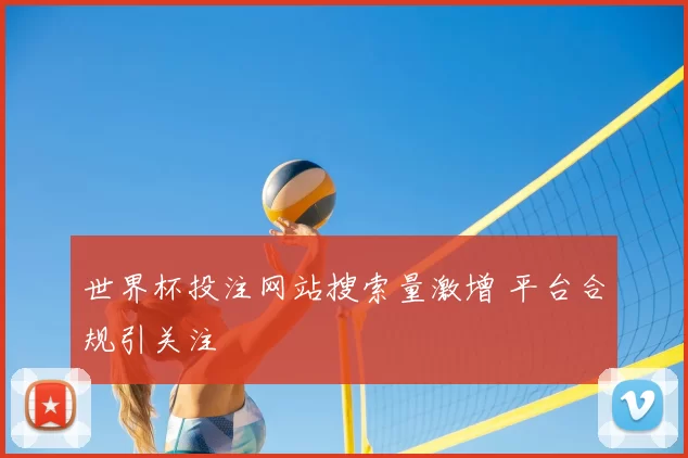 世界杯投注网站搜索量激增 平台合规引关注