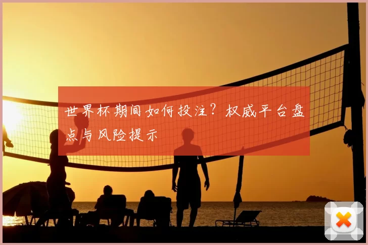 世界杯期间如何投注?权威平台盘点与风险提示