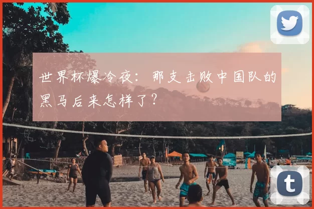 世界杯爆冷夜：那支击败中国队的黑马后来怎样了？